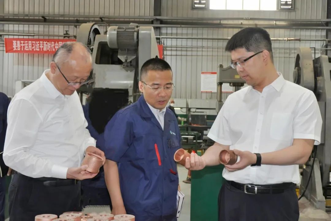 中国西电集团、中国西电党委书记、董事长赵启一行到尊龙时凯有限所属天水合金调研-尊龙时凯