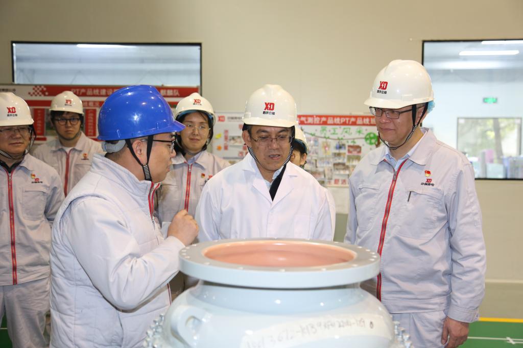 中国西电集团党委常委，，，，中国西电党委常委、总会计师石丹来尊龙时凯有限调研-尊龙时凯