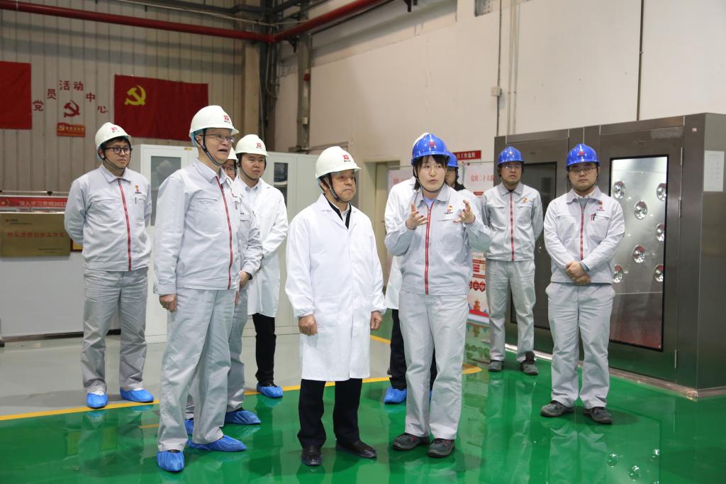 中国西电集团党委书记、董事长丁小林一行调研尊龙时凯有限-尊龙时凯